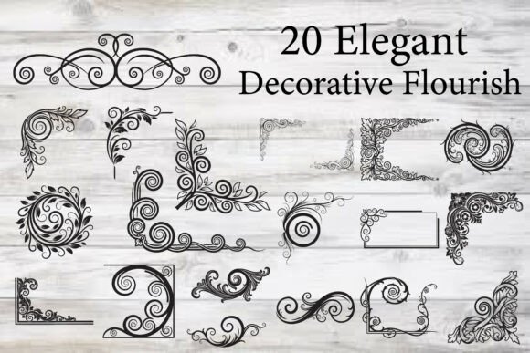 Download Elegant Decorative Flourish - Flourish Collection