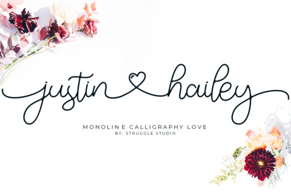 Download Justin Hailey Monoline Font - Monoline font Collection